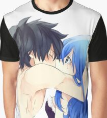 Grau und Juvia Grafik T-Shirt