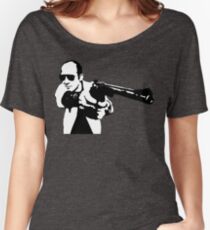 Hunter S Thompson - Gun - Large Women's Relaxed Fit T-Shirt