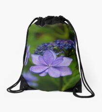 Hydrangea Flowers Drawstring Bag
