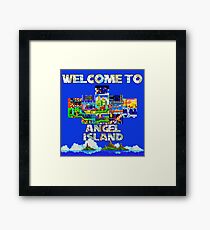 Welcome to Angel Island Framed Print