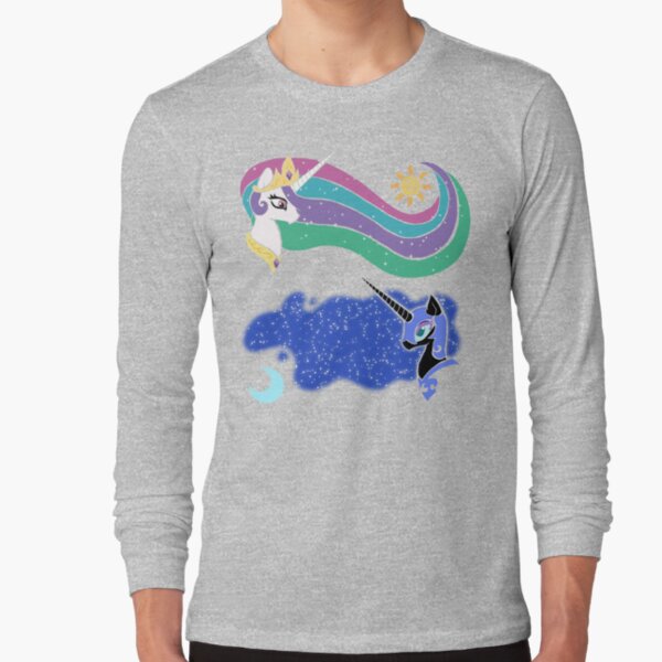 Princess Celestia and Nightmare Moon Long Sleeve T-Shirt