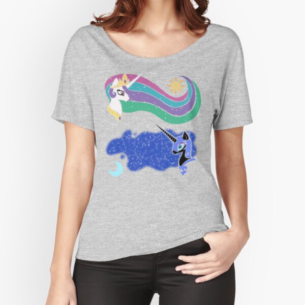 Princess Celestia and Nightmare Moon Relaxed Fit T-Shirt