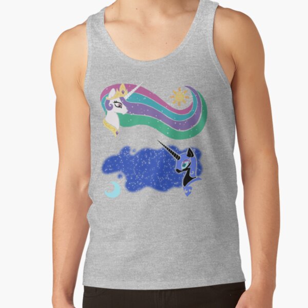 Princess Celestia and Nightmare Moon Tank Top