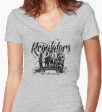 Regulators - Young Guns Women's Fitted V-Neck T-Shirt