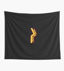 Geared Up Pup Rubber Pup Pride Flag Wall Tapestry