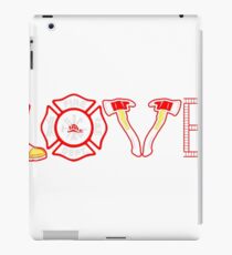 Custom Firefighter Shirts, Female Firefighter Shirts, Firefighter Duty Shirt iPad Case/Skin