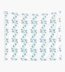 Watercolor blue flower. Wall Tapestry