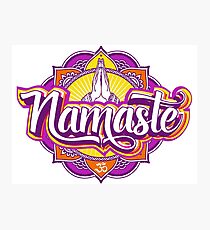 Namaste Bedeutung: Wandbilder | Redbubble