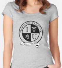 Idris University (transparent rune ver.) Women's Fitted Scoop T-Shirt