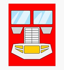 Optimus Prime - Transformers 80s Photographic Print