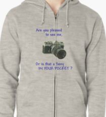 Are you pleased to see me. Sony. Zipped Hoodie