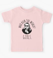 Hillary Clinton Who Run The World Kids T-Shirt