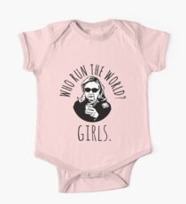 Hillary Clinton Who Run The World Short Sleeve Baby One-Piece