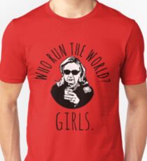 Hillary Clinton Who Run The World Unisex T-Shirt