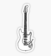 Electric Guitar Sticker