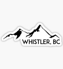 WHISTLER BRITISH COLUMBIA CANADA SKIING SNOWBOARDING MOUNTAINS SKI 3 Sticker