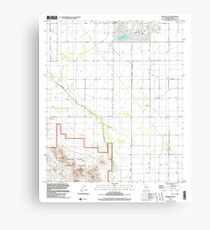 USGS TOPO Map Arizona AZ Arizona City 310302 1996 24000 Canvas Print