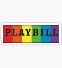 Pride Playbill Sticker