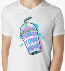 Freeze Your Brain Men's V-Neck T-Shirt