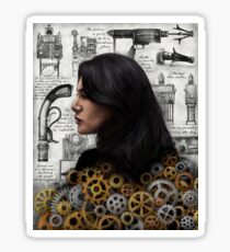 The Past is the Beginning of a Beginning Sticker