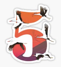 5Birds Sticker