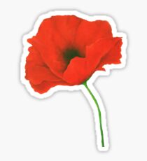 Poppy Stickers | Redbubble