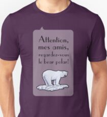 le bear polar - speech bubble/lilac Unisex T-Shirt