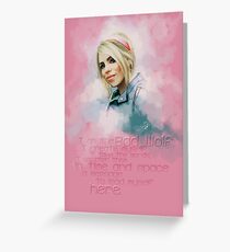 Rose Tyler Greeting Card