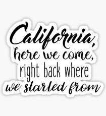 The OC - California Sticker