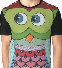 Hand painted owl Graphic T-Shirt