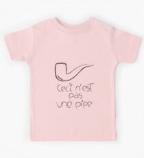 Ceci n'est pas une pipe (full) Kids Tee