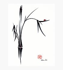 "Gentle Soul" Chinese japanese ink brush pen painting Photographic Print