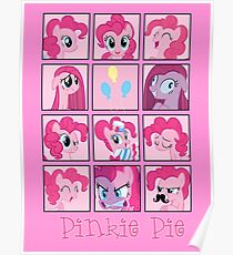 Faces of Pinkie Pie Poster