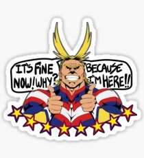 All Might is here!! Sticker