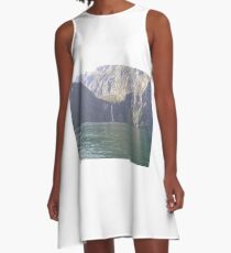 Milford Sound< New Zealand A-Line Dress