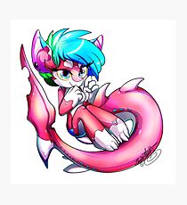 Pinkie Shark Photographic Print