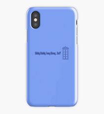 Wibbly Wobbly Timey Wimey...Stuff (version 2) iPhone Case