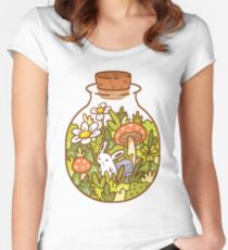 Bunny in a Bottle Women's Fitted Scoop T-Shirt