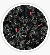 Wolf Pack Pattern Sticker