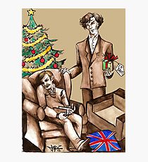 Christmas at 221B Baker Street - Surprise! Photographic Print