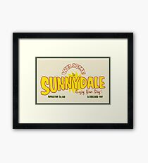 Welcome to Sunnydale Framed Print