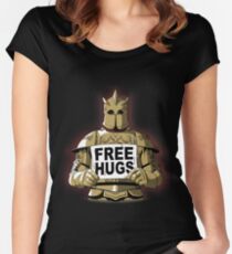 Free Hugs by The Mountain Women's Fitted Scoop T-Shirt