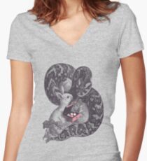 Cupcake? Women's Fitted V-Neck T-Shirt