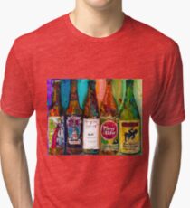 Zombie Dust, Dead Man Ale, Lunch, PlinytheEdler, Centillion Combo Fancy Beer Man Cave Tri-blend T-Shirt