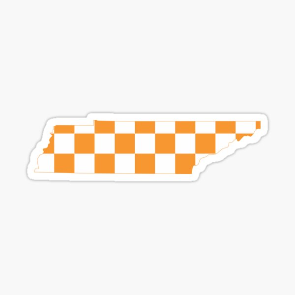 Tennessee Checkerboard Stickers | Redbubble