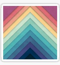 Retro Chevrons 002 Sticker