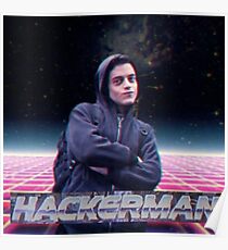 Hacker man Poster