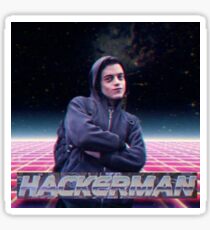 Hacker man Sticker