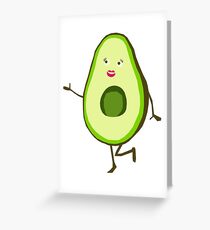 Mrs Avocado Greeting Card