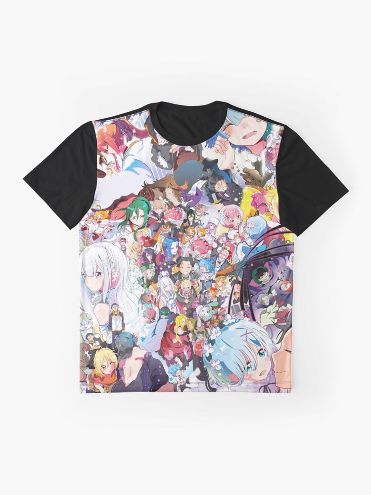 "Re:Zero all characters" T-shirt by Kurocchi | Redbubble